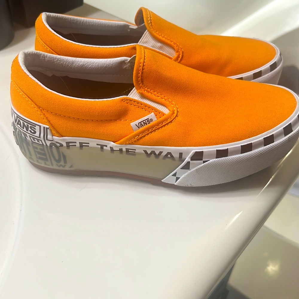 Platform stacked vans 🎃